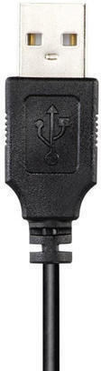 HAMA HS-USB300 On Ear Multimedia Ακουστικά με μικρόφωνο και σύνδεση USB-A