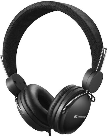 Sandberg MiniJack Headset with Line-Mic On Ear Căști Multimedia cu microfon și conexiune Jack de 3,5 mm