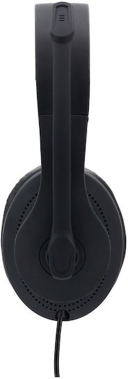 HAMA HS-USB300 On Ear Multimedia Ακουστικά με μικρόφωνο και σύνδεση USB-A