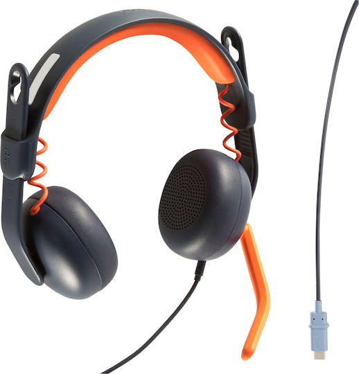 Logitech Zone Learn Albastru clasic On Ear Căști Multimedia cu microfon și conexiune USB-C în culoarea Albastru