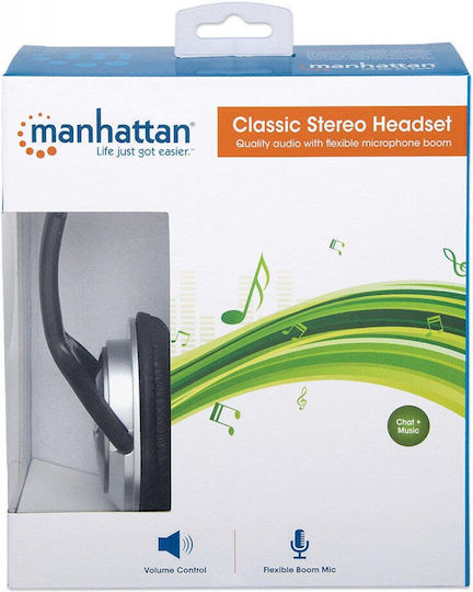 Manhattan On Ear Multimedia Ακουστικά με μικρόφωνο και σύνδεση 3.5mm Jack 175555