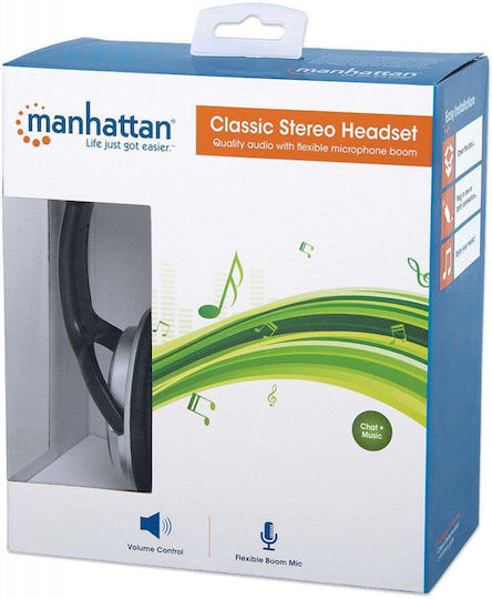 Manhattan On Ear Multimedia Ακουστικά με μικρόφωνο και σύνδεση 3.5mm Jack 175555