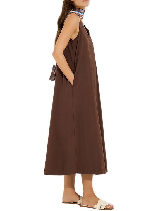 MORE & MORE Rochii De Vară Pentru Femei Maxi Rochie Maro