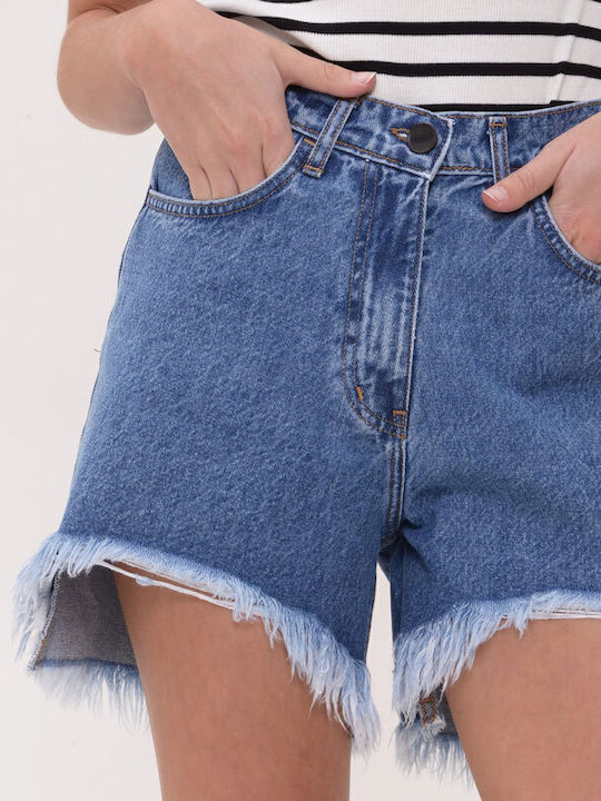 Women's Denim Bermuda Blue