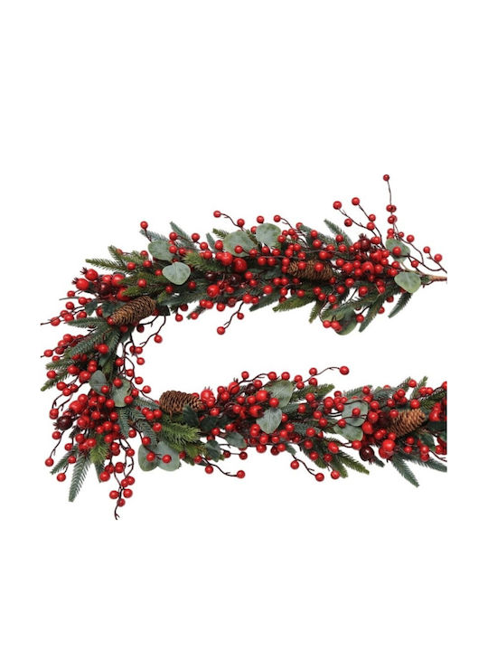 Коледна Светлинна Гирлянда Berries Пластмасова 180см