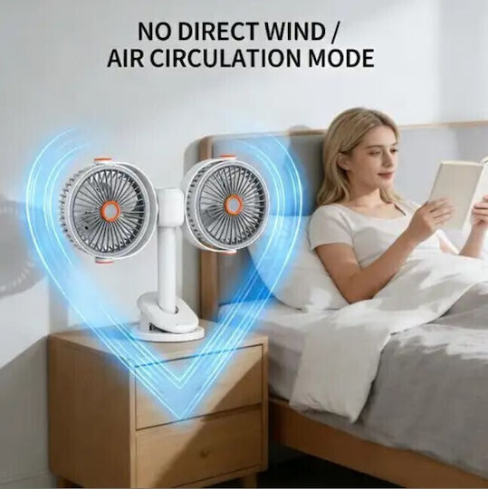 Roza Ventilator für Mobiltelefon USB Weiß