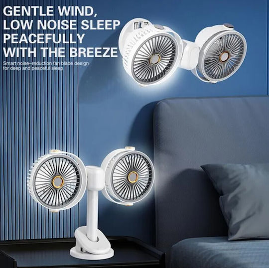 Roza Ventilator für Mobiltelefon USB Weiß