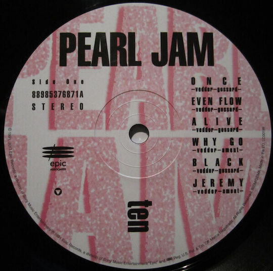 Pearl Jam - Ten -reissue/remast- LP