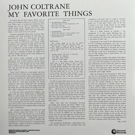 John Coltrane My Favorite Things 1 Vinyl