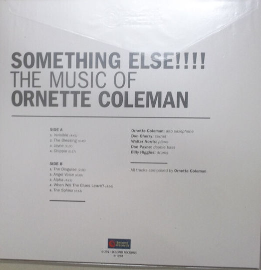 Ornette Coleman Something Else 1 Vinyl-Schallplatte