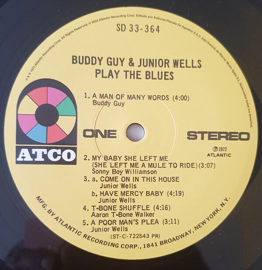 Buddy Guy & Junior Wells Spielen Blues 1 Vinyl
