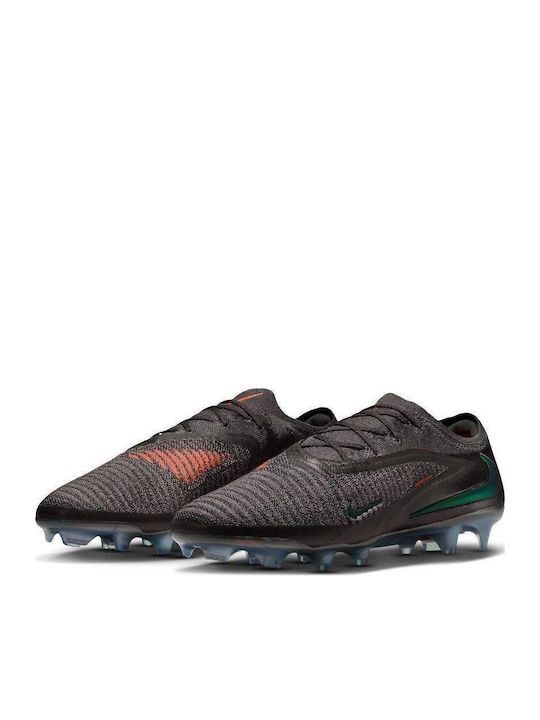 Nike Phantom 6 Low Elite FG Ποδοσφαιρικά Παπούτσια με Τάπες Γκρι