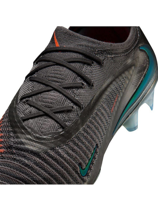 Nike Phantom 6 Low Elite FG Ποδοσφαιρικά Παπούτσια με Τάπες Γκρι