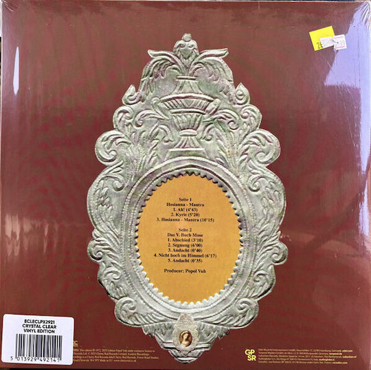 Popol Vuh Hosianna Mantra Clear 1 Vinyl
