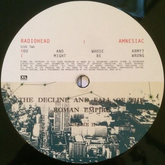 Amnesiac Vinyl