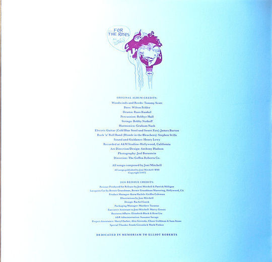 Joni Mitchell Roses Lp Rose Vinyl Rsd '26