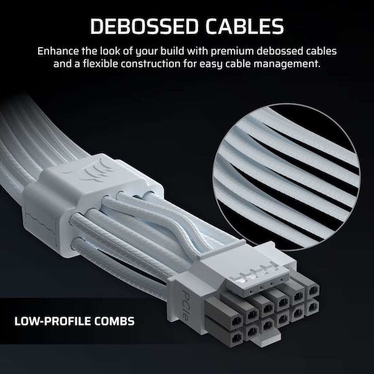 Corsair Thermalprotect - Netzkabel Weiß CP-8920473