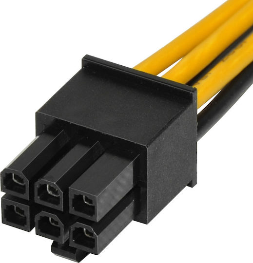 Makki Cable Makki-cable-pcie6-to-2x6 From Pcie 6pin Female To 2x Pcie 6pin Male 24cm Suitable Cryptocurrency Mining