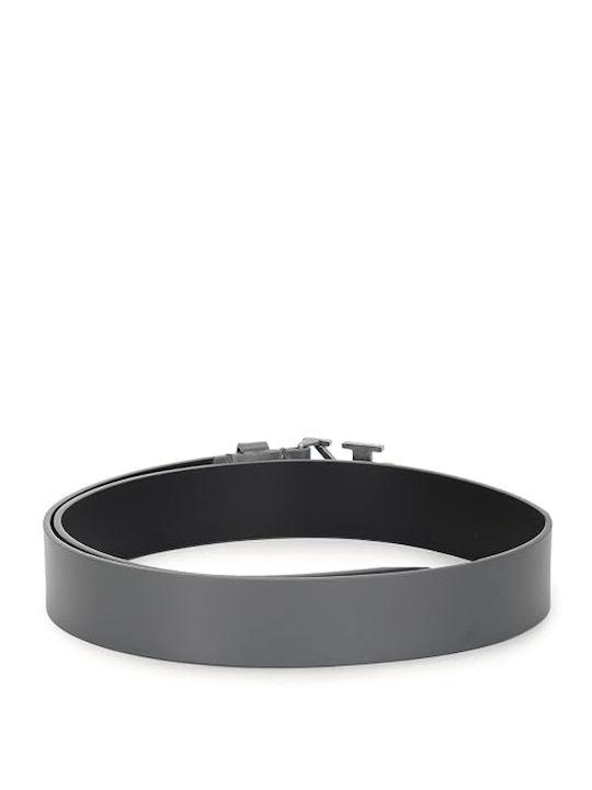 Men's Leather Grey Belt
