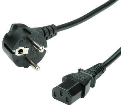Kolink Schuko / IEC C13 - Schuko / IEC C13 Cable 1.8m Μαύρο KKTP01V2