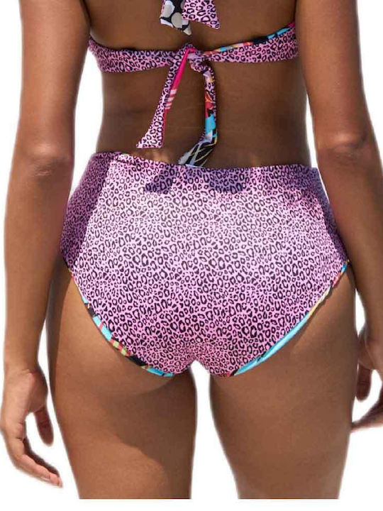 Bikini Slip Ψηλόμεσο Πολύχρωμο