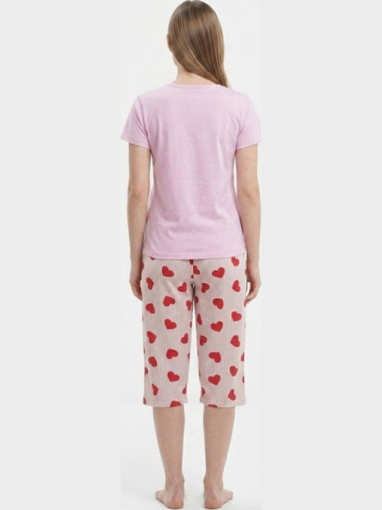 Soccus Set Pijamale Dama De Vară Roz