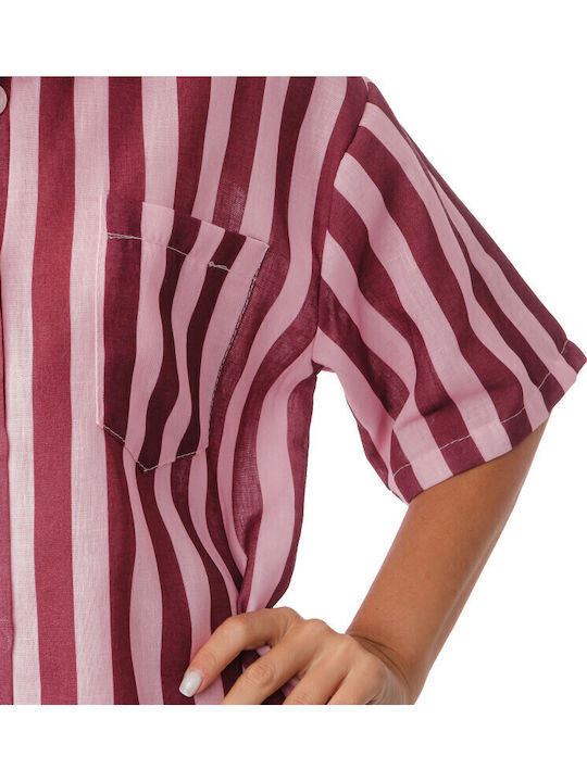 Women's Pink One-piece Shorts