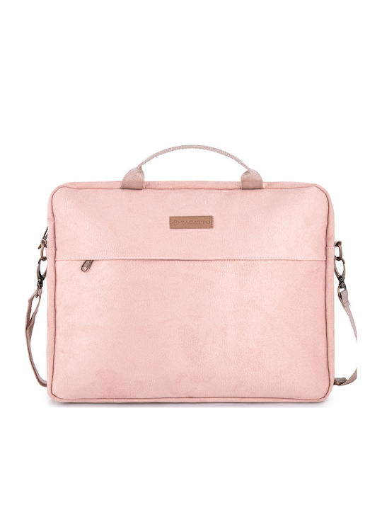 Zagatto Wasserdicht Tasche für Laptop 15.6" in Rosa Farbe ZG614