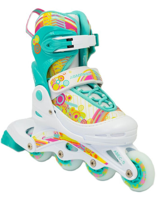 Athlopaidia Inline Adjustable Green Kids Rollers Athlopaidia Inline Adjustable Green Kids Rollers