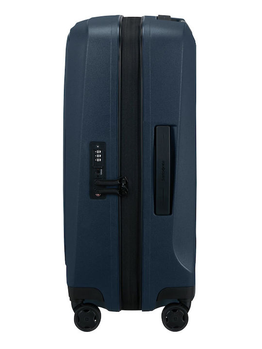 Samsonite Essens Cabin Hard Blue Suitcase Height 55cm
