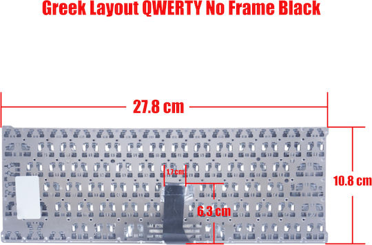 Πληκτρολόγιο Ελληνικό Greek Keyboard Laptop Apple Macbook Air 13" A1369 A1466 A1405 Mc503 Mc503ll/a Mc504 Mc504ll/a Mc965 Mc965ll/a Mc966 Mc966ll/a Md231 Md231ll/a Md232 Md232ll/a Md760 Md760ll/a Md761 Md761ll/a Gr Oem Κωδ.40167grbig