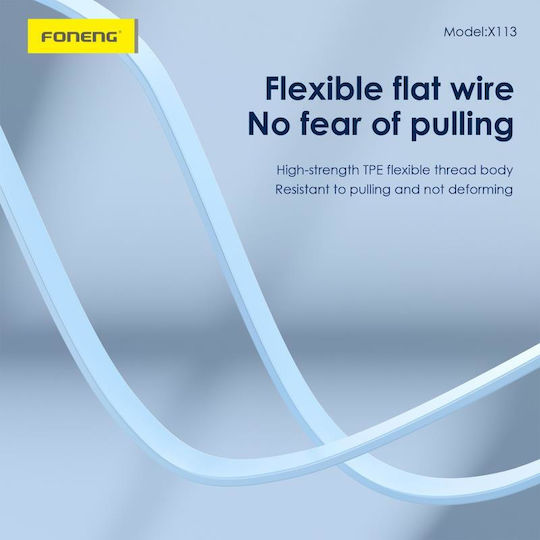 Foneng 3-in-1 Retractable Cable X113 Converter USB-A male to Lightning / USB-C / micro USB female 1pcs
