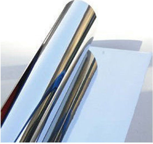 Auto-Sonnenschutz Sonnenschutzfolie Spiegel Getöntes Silber 300x75cm