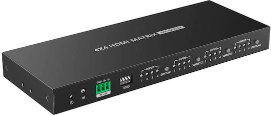 Manhattan Idata Hdmi-mx44m Hdmi Matrix 4x4 4k