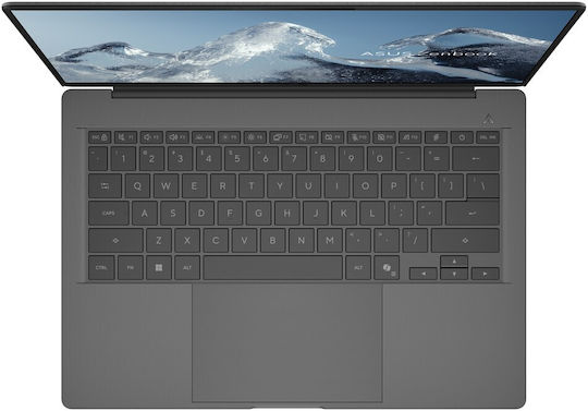Asus Zenbook A14 UX3407NA-QD099W 14" OLED FHD+ (Snapdragon X2 Elite/32GB/1TB SSD/Windows 11 Home) Gri Islanda (Tastatură SUA)