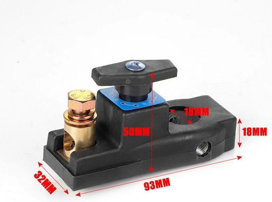 Auto-Batterie-Terminaladapter mit Positiv & Negativ 12V - 24V