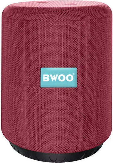 BWOO BS-50R Bluetooth Speaker 5W with Battery Life up to 8 hours Red