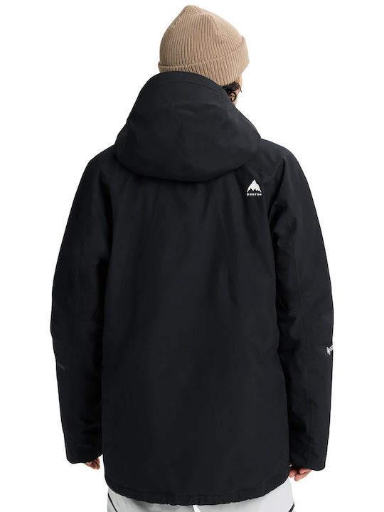 Burton 304111A04 Ανδρικό Μπουφάν Gore-Tex για Σκι & Snowboard Μαύρο