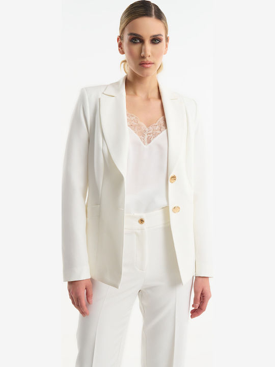 Emporio Grama Women's Blazer White