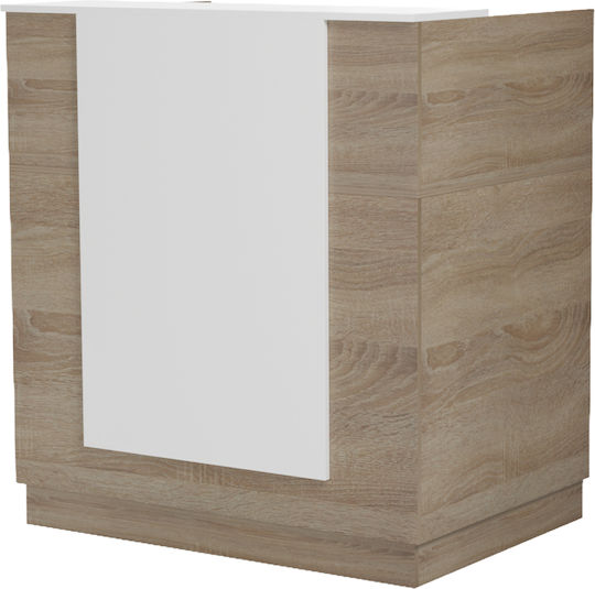 HomeMarkt Επαγγελματικό Γραφείο Υποδοχής Π100xΒ70xΥ110cm