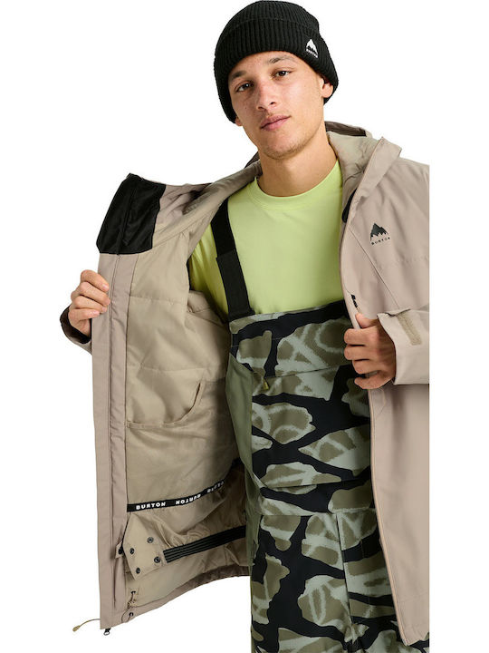 Burton 302531AH2 Ανδρικό Μπουφάν για Σκι & Snowboard Καφέ