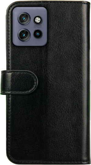Rosso Element Pu Wallet Δερματίνης Μαύρο (Motorola Edge 50)