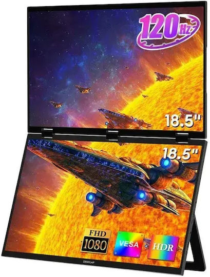 Zeuslap Z18W Φορητό Monitor 18" FHD 1920x1080 με Χρόνο Απόκρισης 25ms GTG