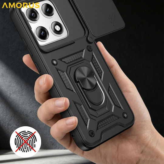 Amorus Back Cover Πλαστικό Ασημί (Motorola Edge 70 Pro)