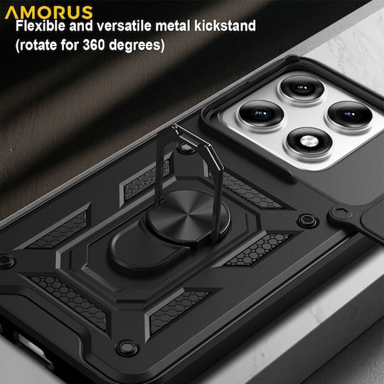 Amorus Back Cover Πλαστικό Ασημί (Motorola Edge 70 Pro)