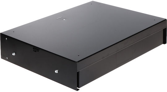Încuietoare Sertar Dulap Rack 19 2u 320mm Negru Unelte Echipamente Documente