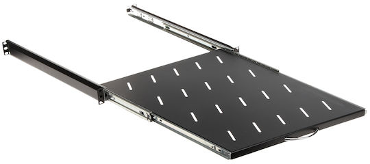 Stalflex Pull-out Shelf 19" 1u 550mm Black Rsr19-1u-550b