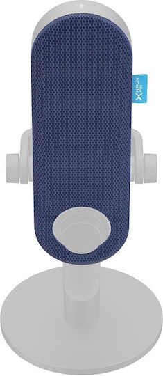 Krux Pin Color Shield Tabletop Microphone In Blue Color