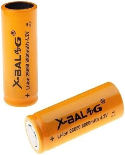 Rechargable Battery 26650 8800mAh 4.2V 1pcs