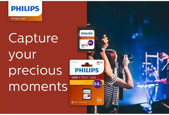 Philips Ultra Pro SDXC 64GB U3 V30 A1 UHS-I